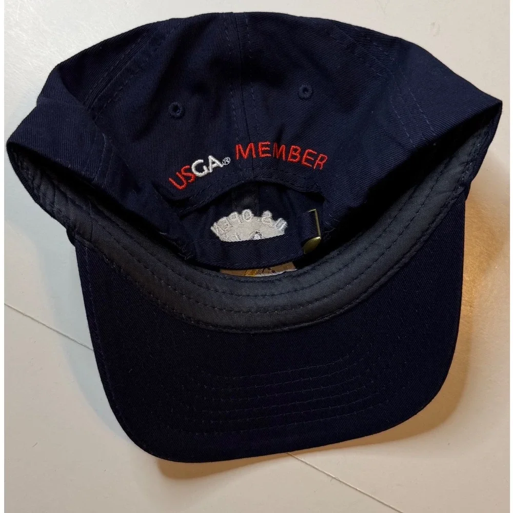USGA 2020 US Open Winged Foot Golf Hat Navy Blue Adjustable Member Cap